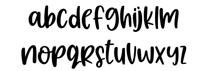 BloodsSpearing Font LOWERCASE