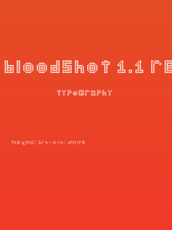 Bloodshot 1.1 Regular Poster