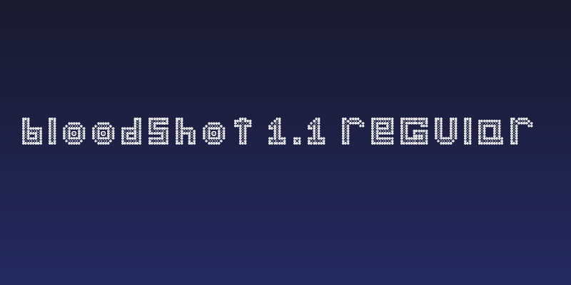 Bloodshot 1.1 Regular Social Header