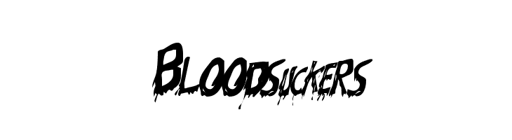 Bloodsuckers  font caratteri gratis