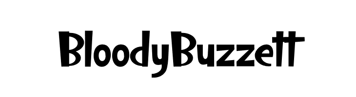 Bloody Buzzett  Скачать бесплатные шрифты