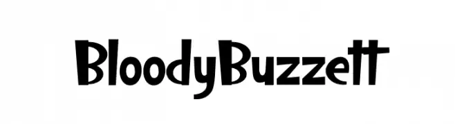 Bloody Buzzett  Frei Schriftart Herunterladen