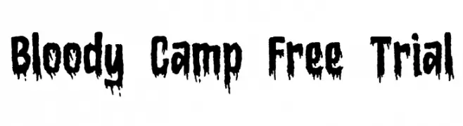 Bloody Camp Free Trial  تنزيل الخطوط