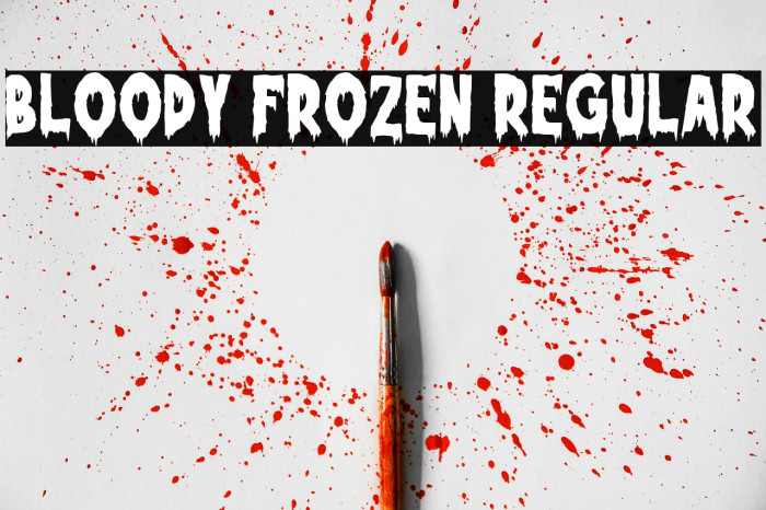 Bloody Frozen Regular Example 2