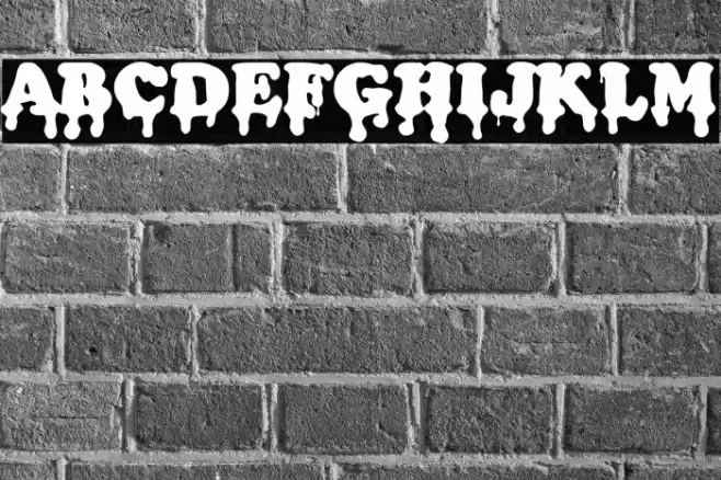 Bloody Office Font examples