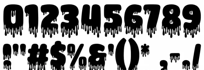 Bloody Scene फ़ॉन्ट अन्य घर का काम