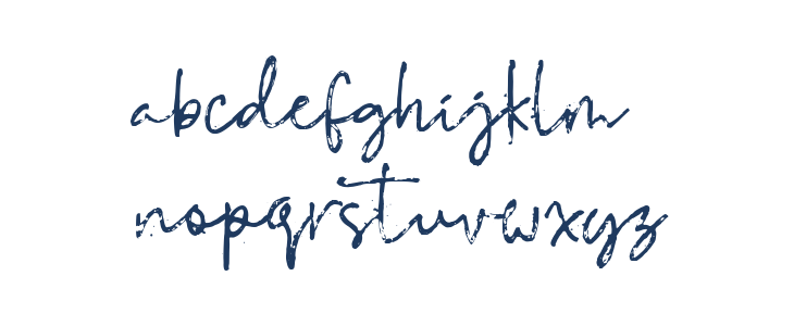 Bloody Script Lowercase