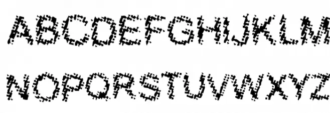 Bloody Shrapnel? Schriftart Groß