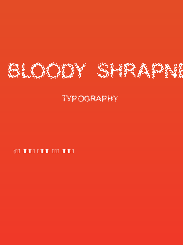 Bloody Shrapnel? Poster