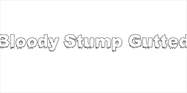 Bloody Stump Gutted Logo