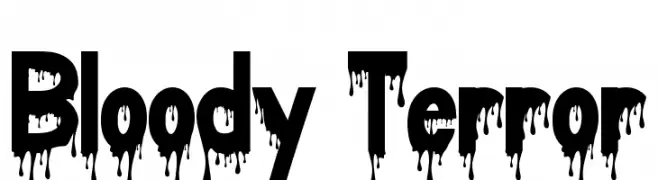 Bloody Terror  Frei Schriftart Herunterladen