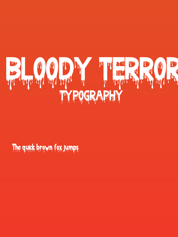 Bloody Terror Poster
