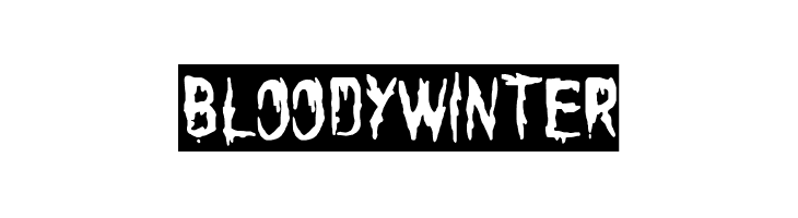 Bloody Winter  font caratteri gratis