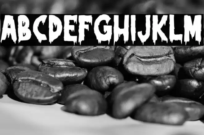 BloodyFrozen-Regular Font examples