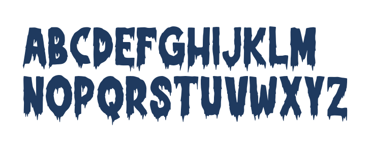 BloodyFrozen-Regular Lowercase