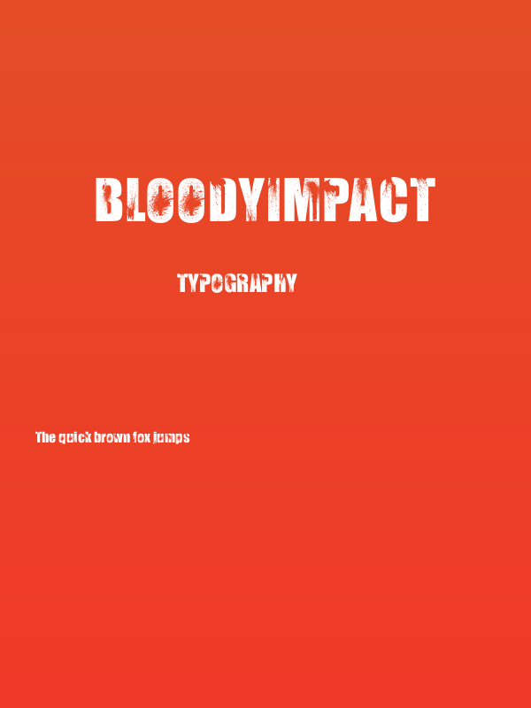 BloodyImpact Poster