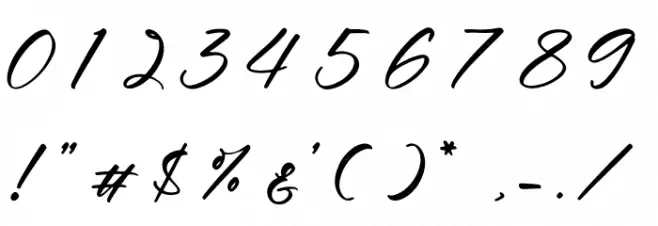 Blookwelly Шрифта ДРУГИЕ символов