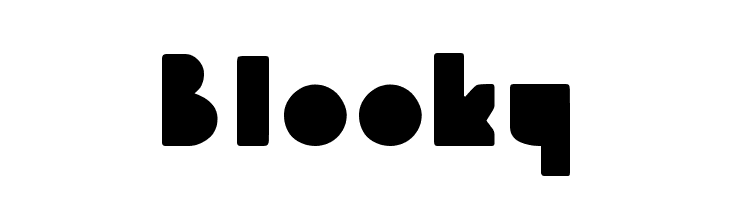 Blooky  Descarca Fonturi Gratis