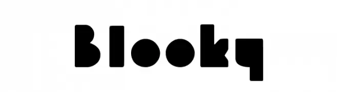 Blooky  Frei Schriftart Herunterladen