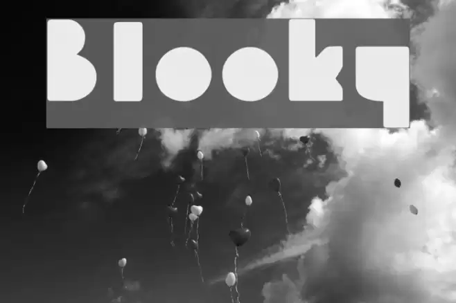 Blooky Font examples