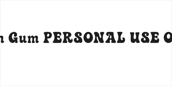 Bloom Gum PERSONAL USE ONLY! Logo