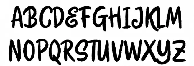 BloomMondayDemo Schriftart Groß
