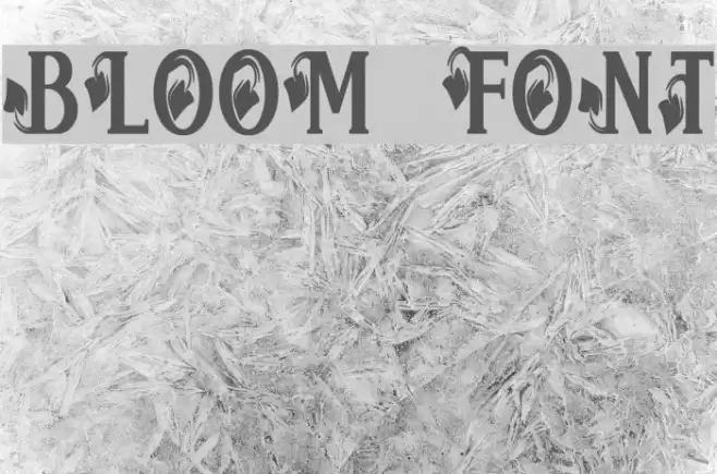 Bloom Font examples