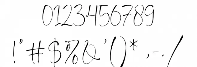 Bloombest Font OTHER CHARS