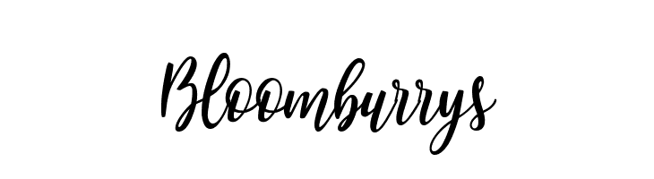 Bloomburrys  les polices de caractères gratuit tlcharger