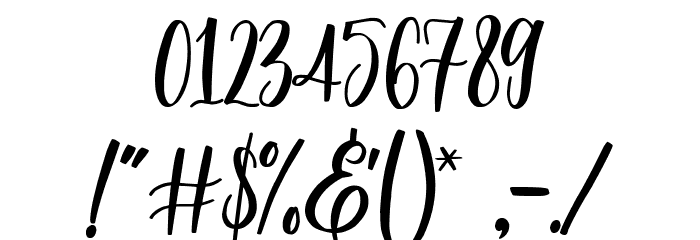 Bloomburrys Font OTHER CHARS