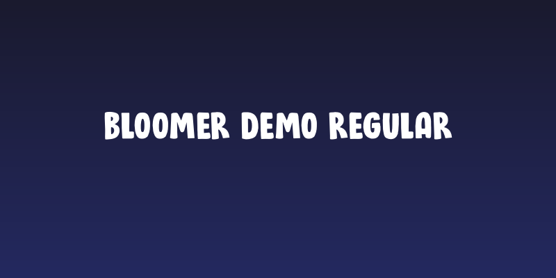 Bloomer DEMO Regular Social Header