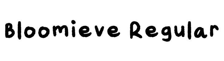 Bloomieve Regular  Free Fonts Download