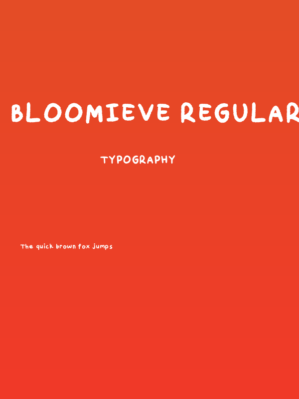 Bloomieve Regular Poster