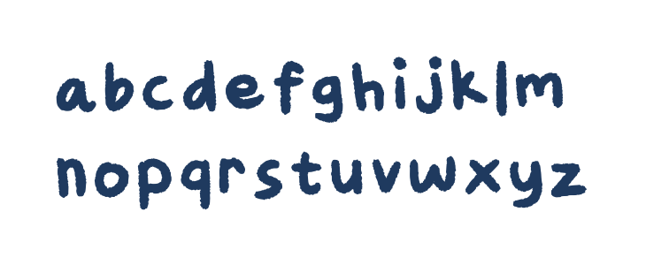 Bloomieve Regular Lowercase