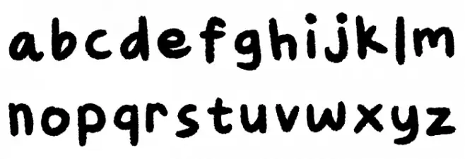 Bloomieve Regular 字体 小写