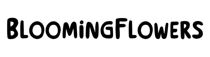 Blooming Flowers  font caratteri gratis