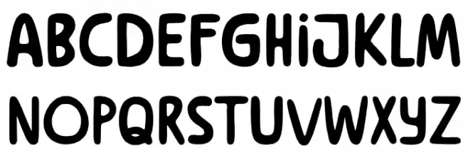 Blooming Flowers Font UPPERCASE