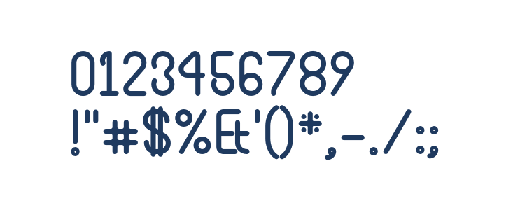 Blooming Grove Alternate Bold Other Characters