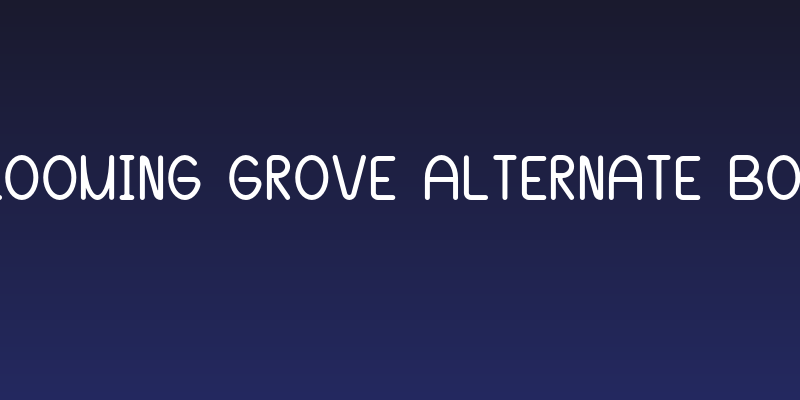 Blooming Grove Alternate Bold Social Header