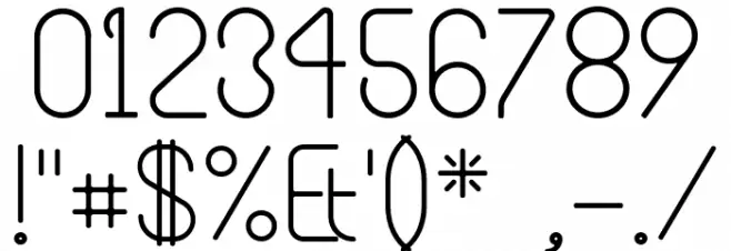 Blooming Grove Alternate Font OTHER CHARS