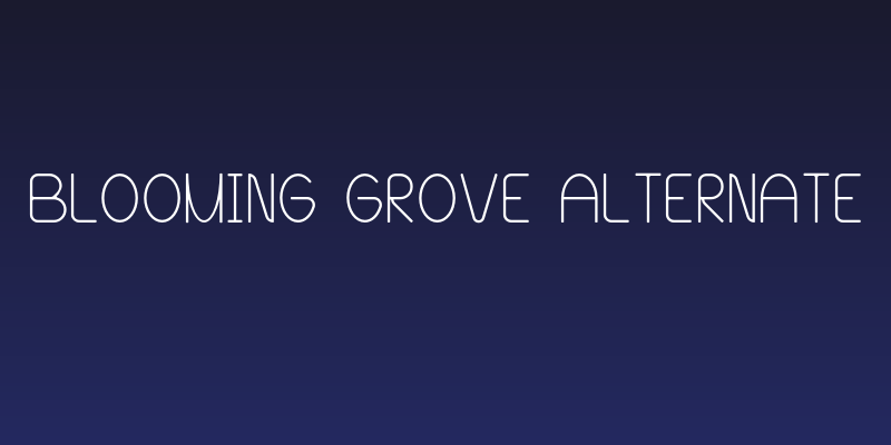 Blooming Grove Alternate Social Header