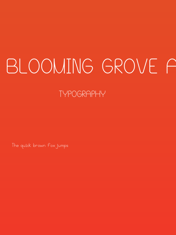Blooming Grove Alternate Poster