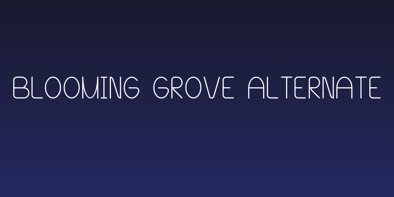 Blooming Grove Alternate Social Header