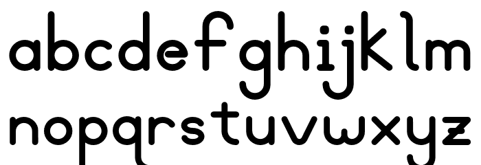 Blooming Grove Bold Font LOWERCASE