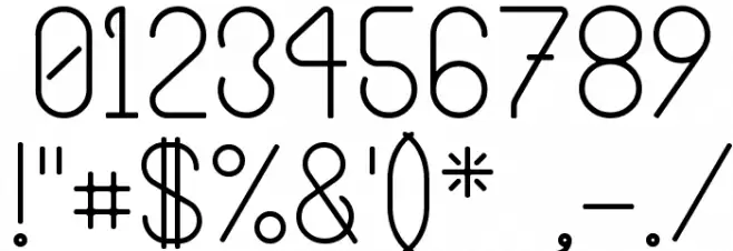 Blooming Grove Font OTHER CHARS