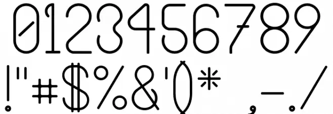 Blooming Grove Font OTHER CHARS