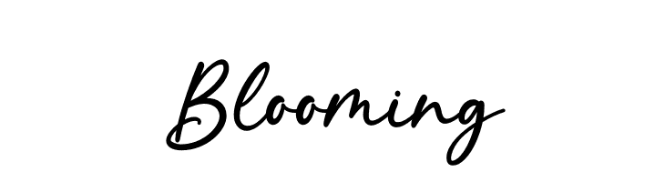 Blooming  Descarca Fonturi Gratis