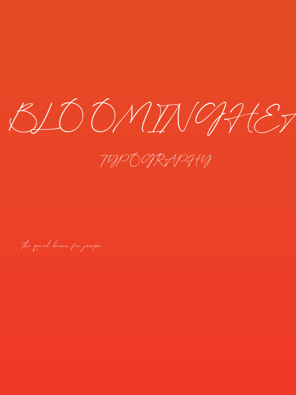 BloomingHeart-Regular Poster