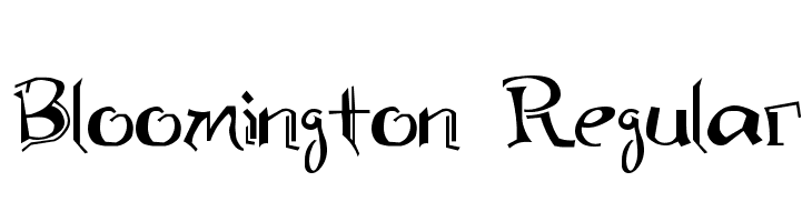 Bloomington Regular Font