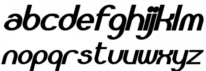 Bloomingworth Bold Italic Caratteri MINUSCOLO